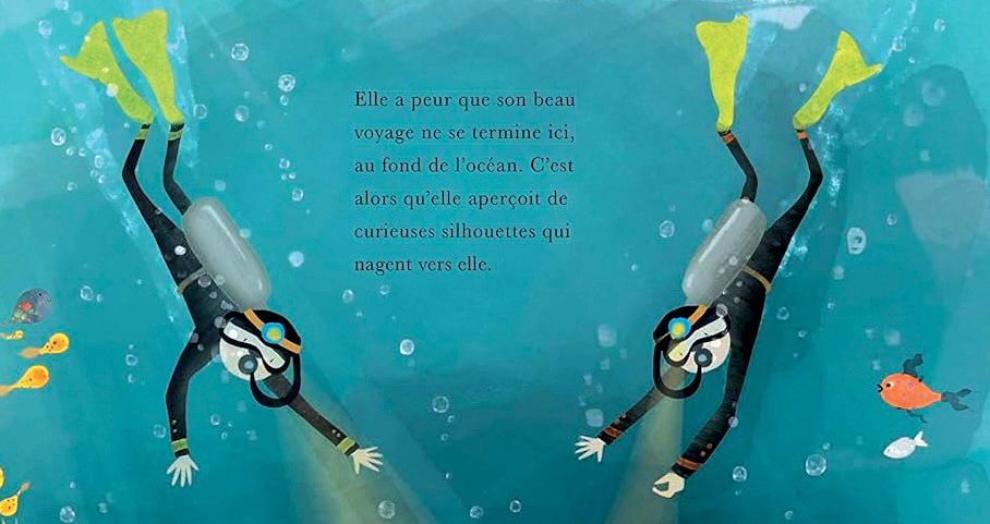 © Illustration du livre La petite tortue et l'océan - Becky Davies et Jennie Poh – Edition Kimane – ISJM © Illustration du livre La petite tortue et l'océan - Becky Davies et Jennie Poh – Edition Kimane – ISJM